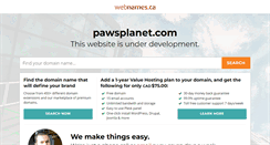 Desktop Screenshot of pawsplanet.com