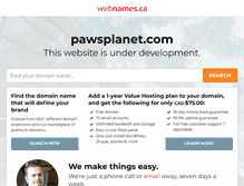 Tablet Screenshot of pawsplanet.com